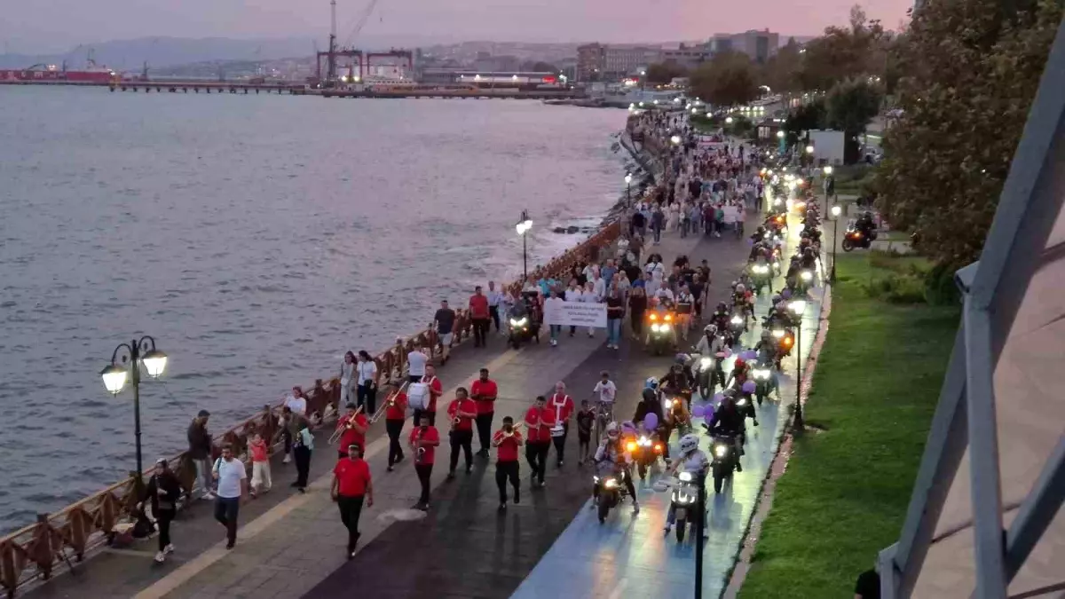 Tekirdağ'da Halk Sağlığı Haftası Yürüyüşü Düzenlendi