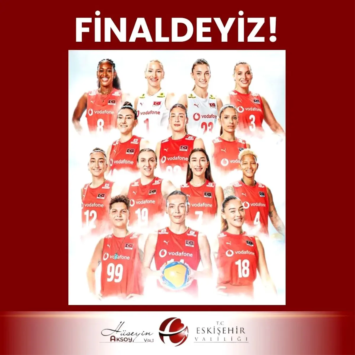 A Milli Kadın Voleybol Takımı Finale Yükseldi