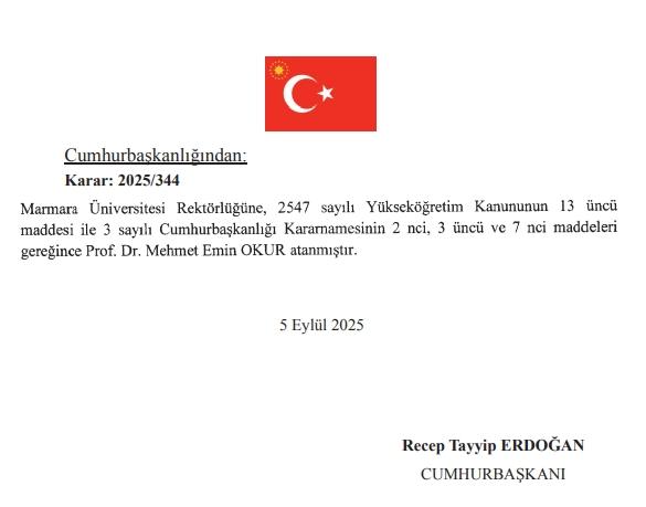 Yeni Marmara Üniversitesi rektörü kim oldu? Marmara Üniversitesi Rektörü Prof. Dr. Mehmet Emin Okur kimdir, kaç yaşında, nereli? Yeni Marmara Üniversitesi rektörü kim oldu? Marmara Üniversitesi Rektörü Prof. Dr. Mehmet Emin Okur kimdir, kaç yaşında, nereli?