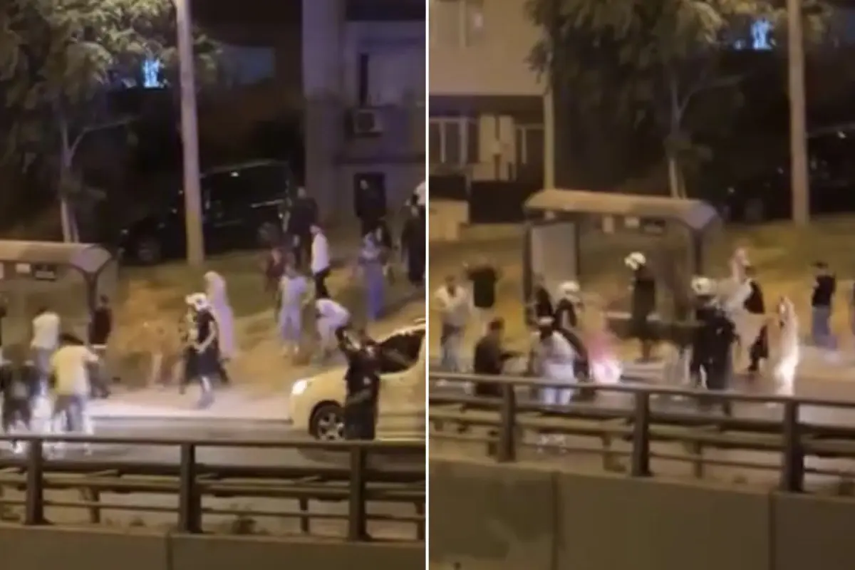 Düğün sonrası meydan muharebesi gibi kavga