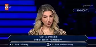 'Ela' kelimesinin sözlük tanımı hangisidir?