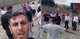 Kalabalık grup CHP binasına girmek istedi, gençler son anda engelledi