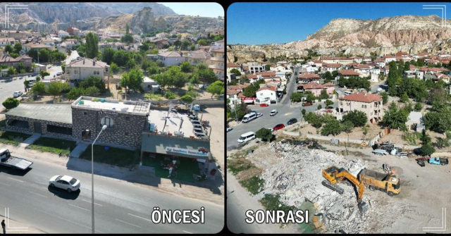 Kapadokya'da kaçak yapıya geçit yok