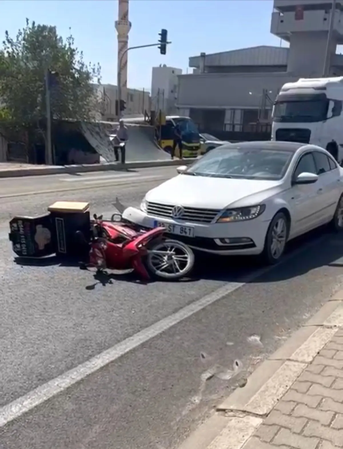 Nusaybin'de Trafik Kazası: 1 Yaralı