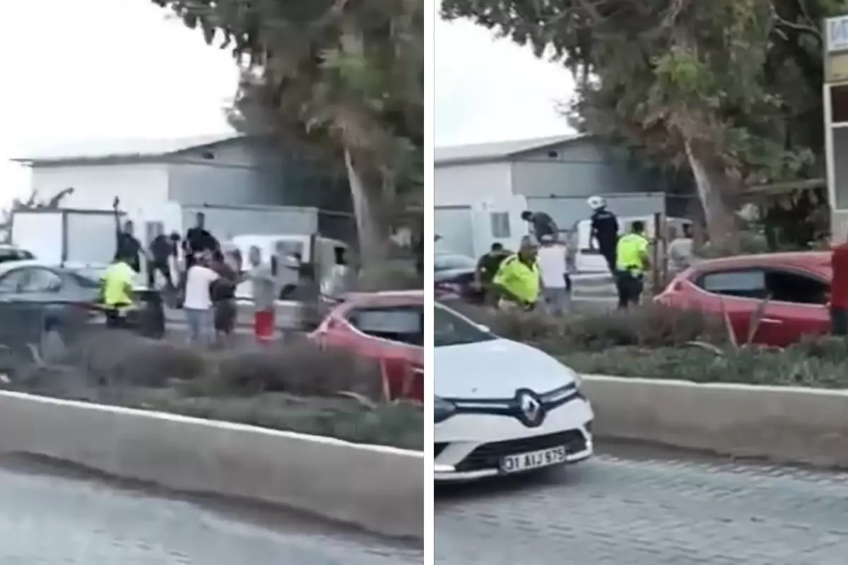 Tartışma kavga dönüştü! Polis havaya ateş açmak zorunda kaldı