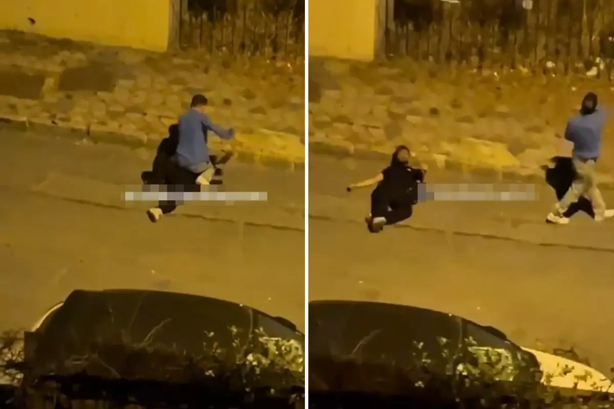 Tartıştığı kişiyi sokak ortasında defalarca bıçakladı