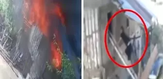 Yanan eve hiç düşünmeden girdi! İki kişinin hayatını böyle kurtardı