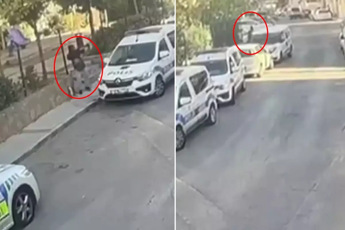 2 polisin şehit olduğu saldırı anı kamerada