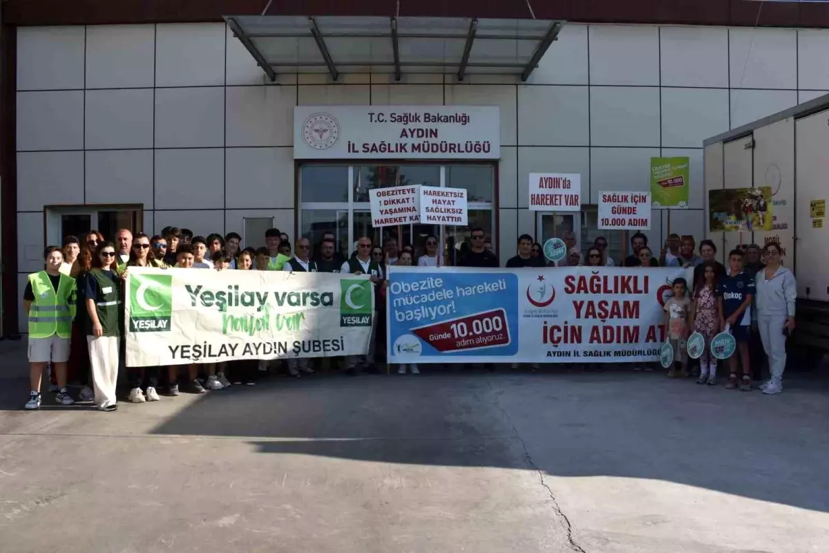 Aydın'da Halk Sağlığı Haftası Etkinliği: Sağlıklı Yaşam Yürüyüşü Düzenlendi
