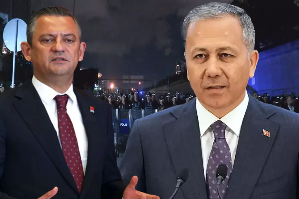 Bakan Yerlikaya 'Provokasyona müsaade yok' dedi, Özel'den yanıt geldi: Evimizin önünden çekilin