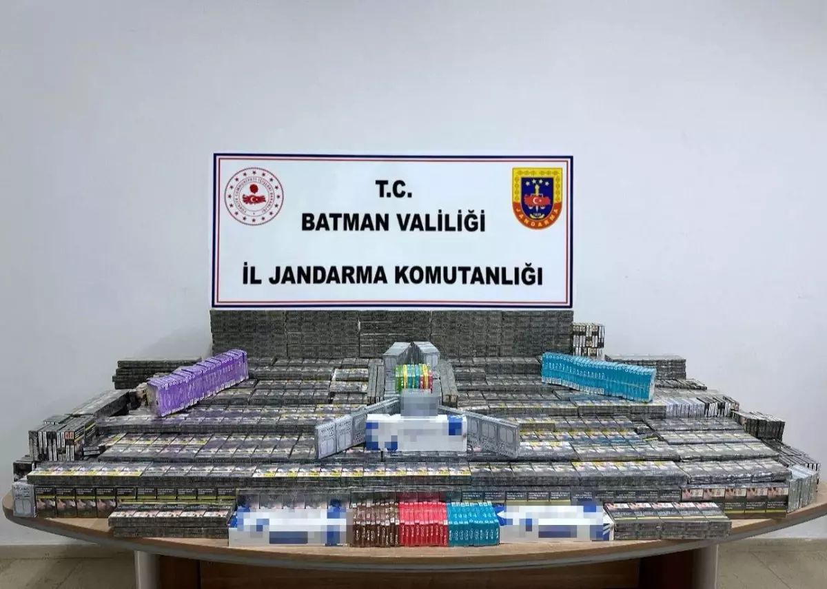 Batman'da Kaçak Sigara Operasyonu: 5 Bin 589 Paket Ele Geçirildi