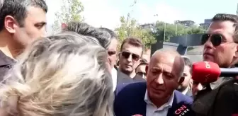 Binaya girişi sırasında Gürsel Tekin'in karşısına dikildi: Baksana halime, böyle gelinmez