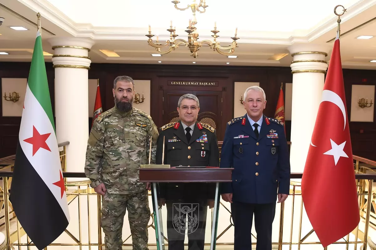 Genelkurmay Başkanı Bayraktaroğlu, Suriye Hava Kuvvetleri Komutanı'nı Kabul Etti