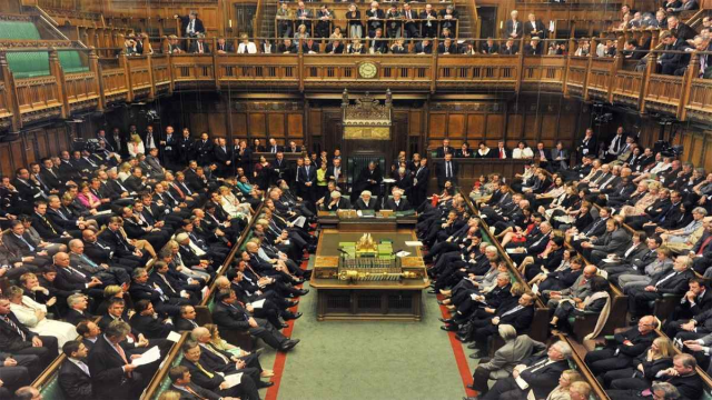 A prank with a hidden phone in the UK Parliament playing 'sexual sounds'
