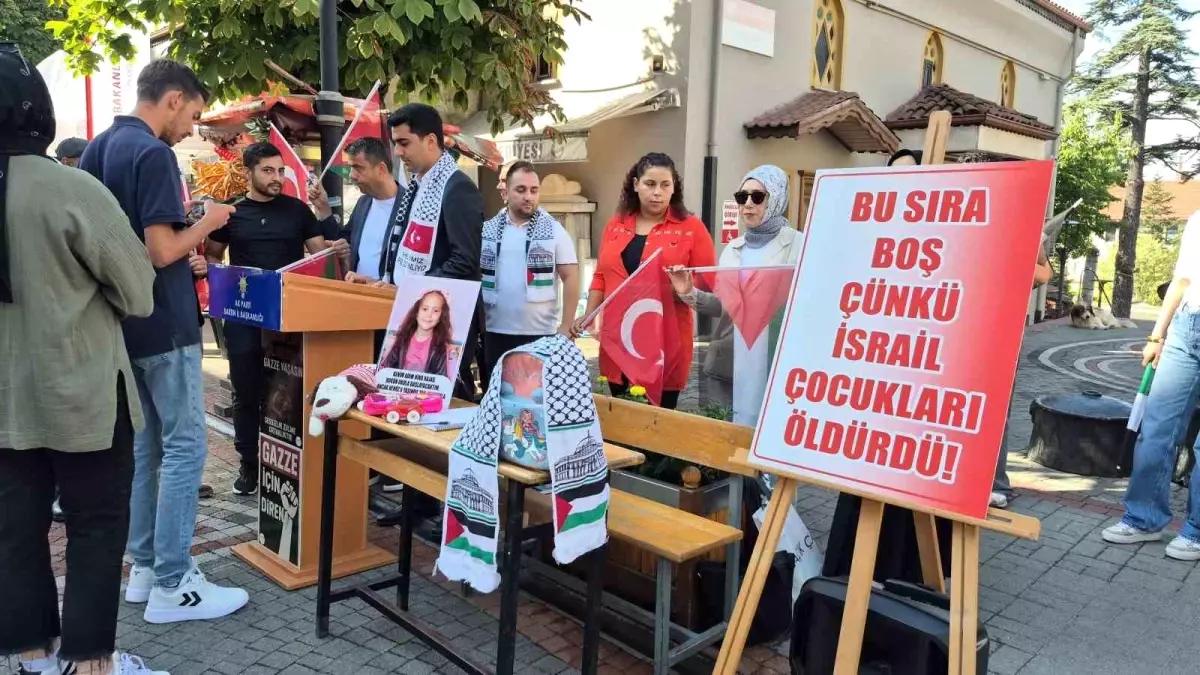 Bartın'da 'Boş Sıralar' Etkinliği ile Gazze'ye Destek