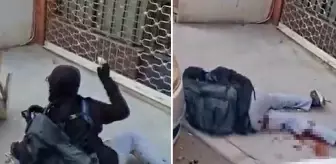 İzmir'de 2 polisimizi şehit eden saldırganın yakalanma anı: Üzerinde bomba var, vur abi vur