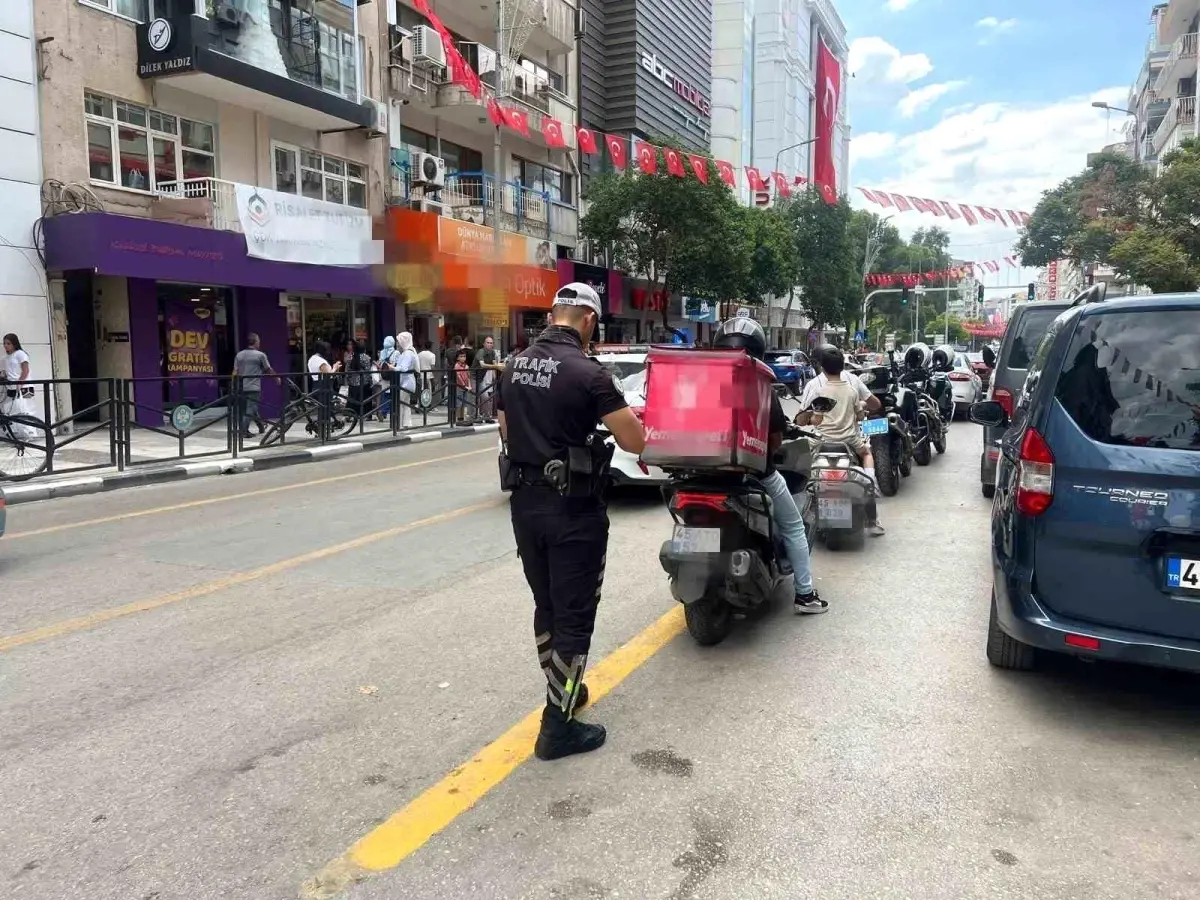 Manisa'da Motosiklet Denetiminde 919 Sürücüye Cezai İşlem