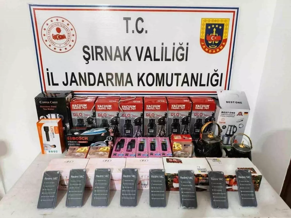 Şırnak'ta Kaçak Malzeme Operasyonu: 12 Milyon Lira Değerinde Ele Geçirildi