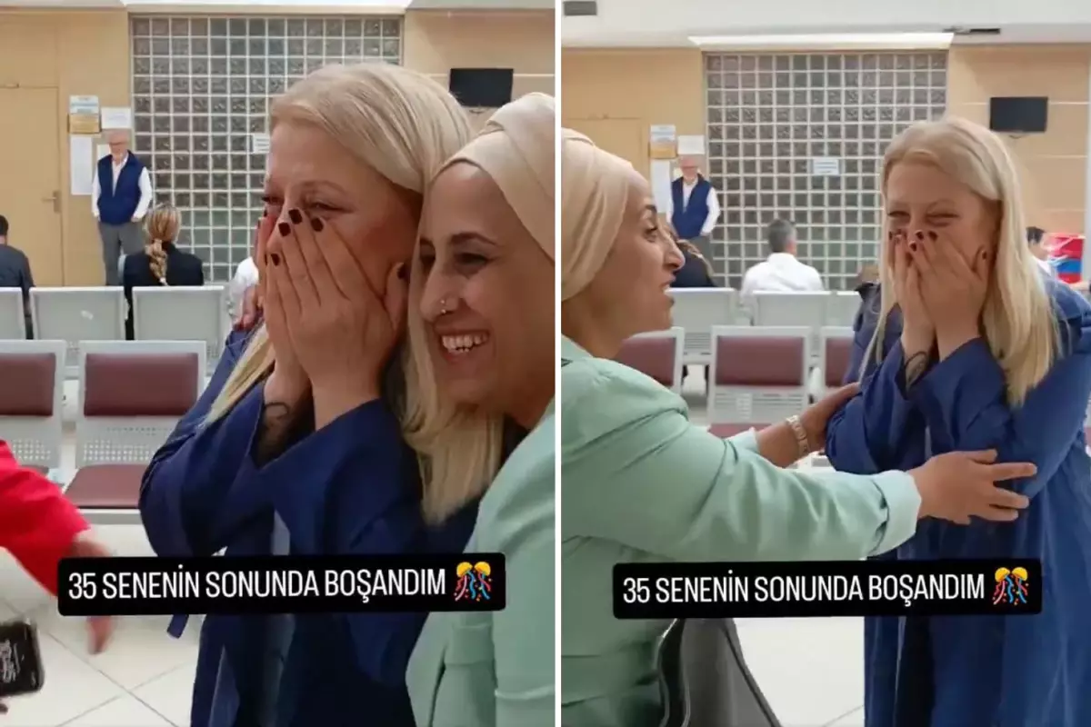 Zorla evlendirildiği adamdan 35 yıl sonra boşanan kadının mutluluğu