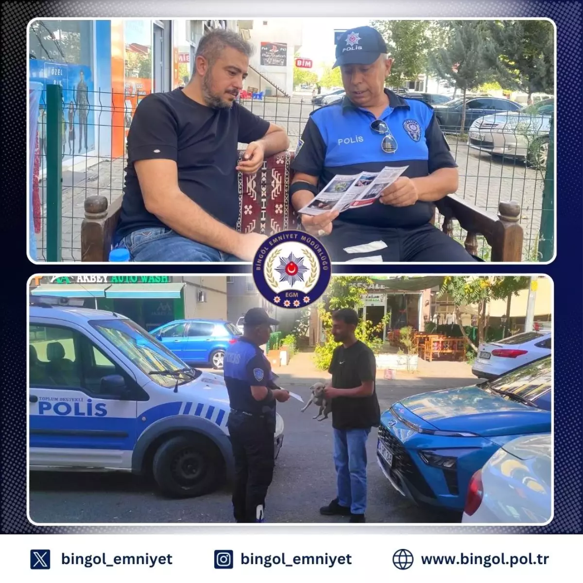 Bingöl'de Polis Ekipleri Dolandırıcılık ve Hırsızlık Konularında Bilgilendirme Yaptı