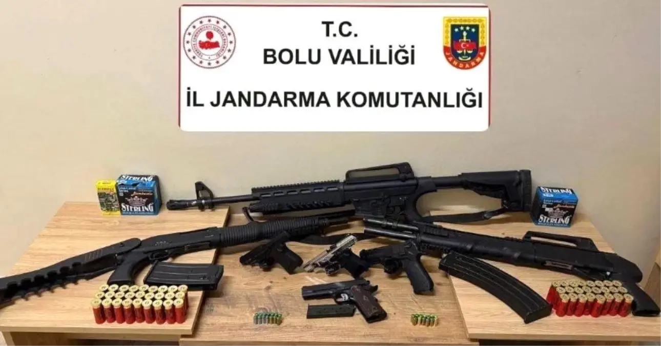 Bolu'da Düğün’de Havaya Ateş Açıldı, 7 Silah Ele Geçirildi