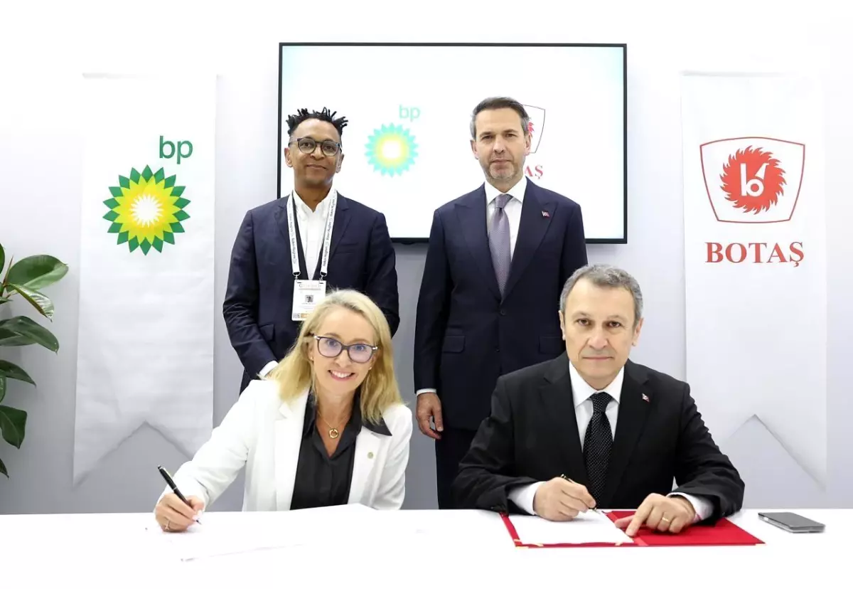 BOTAŞ, BP, ENI ve Shell ile 8,7 milyar metreküplük doğal gaz anlaşmaları imzaladı