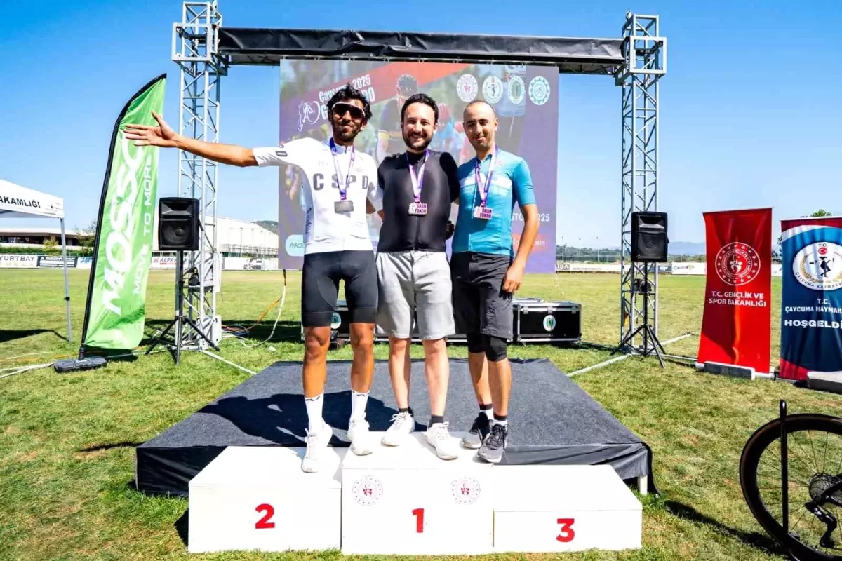 Çaycuma Granfondo Yarışında Ziya Bilgitoğlu İkinci Oldu