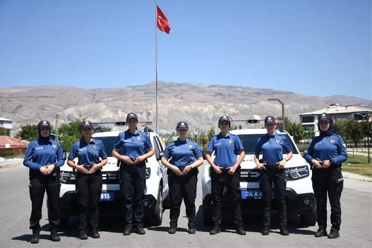 Erzincan'da Kadın Polislerin Rolü Artıyor