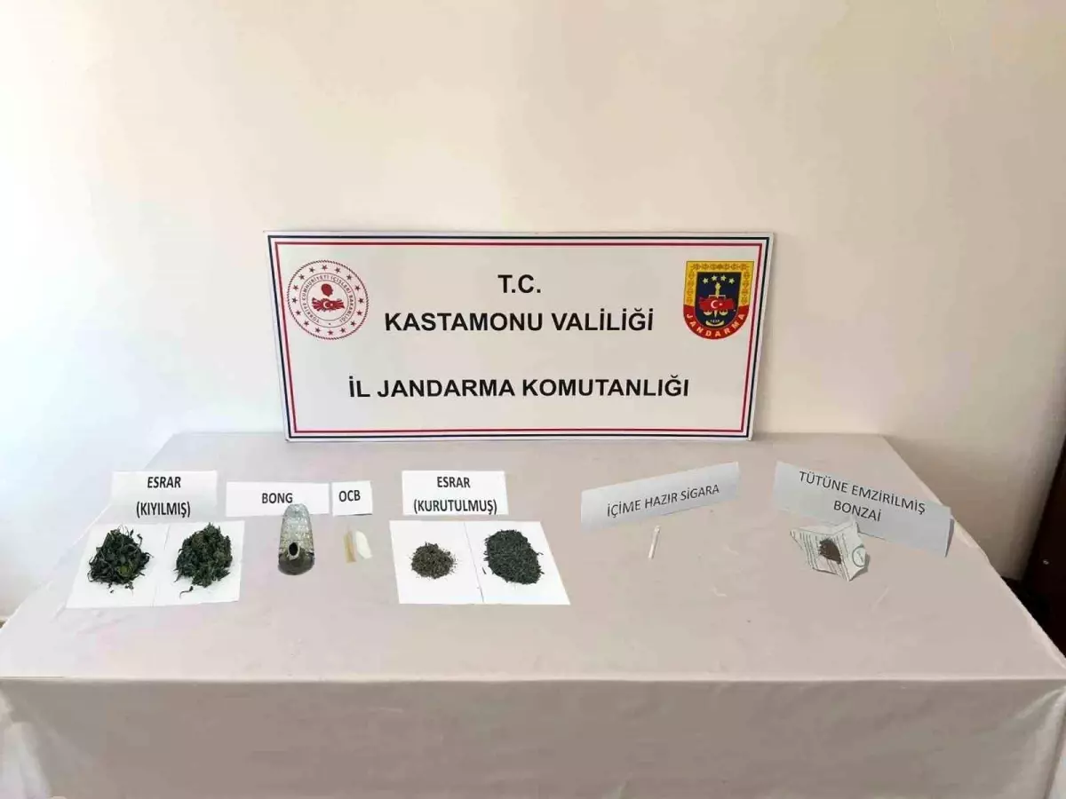 Kastamonu'da Uyuşturucu Operasyonu: 2 Gözaltı