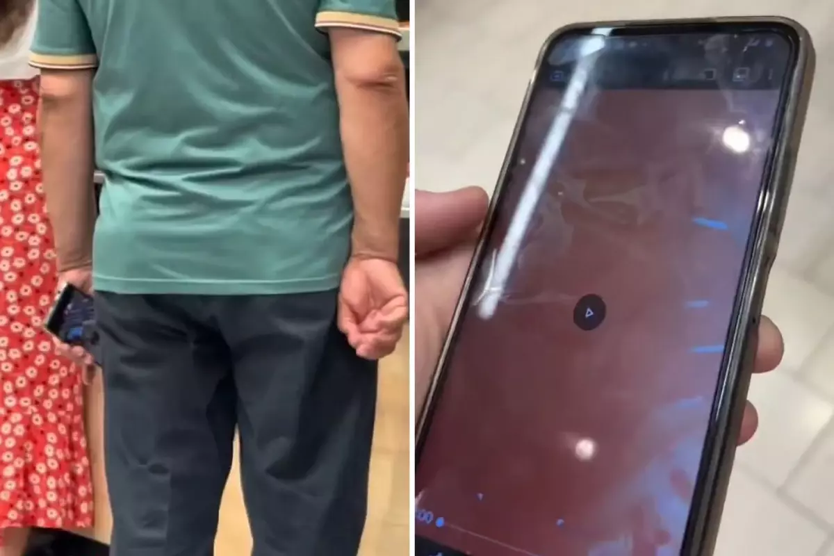 AVM'de etek altı görüntü çeken şahıs böyle yakalandı