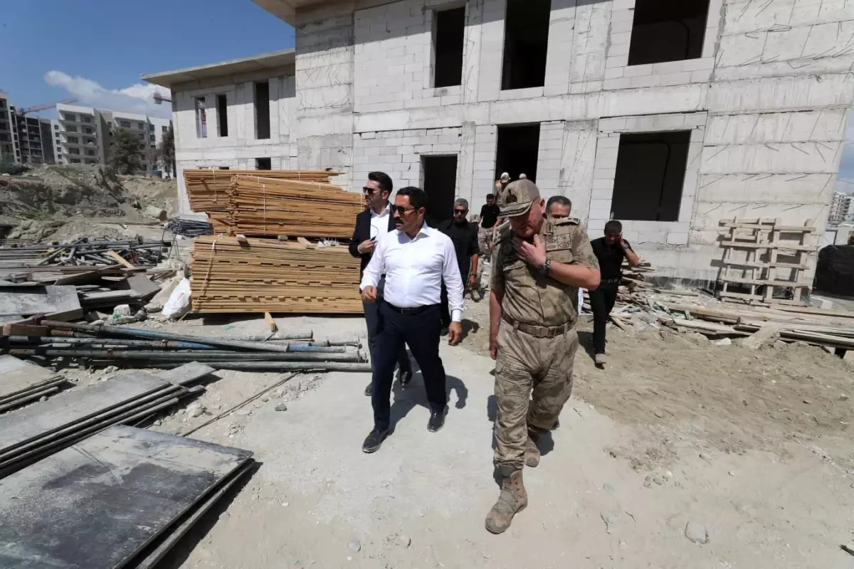Hatay'da Jandarma Binasi Yapımı Devam Ediyor