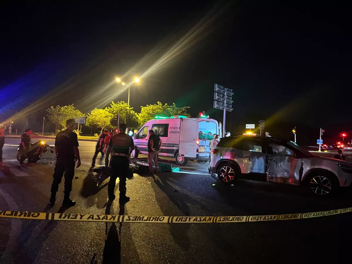 Fethiye'de Motosiklet Kazasında Genç Sürücü Hayatını Kaybetti