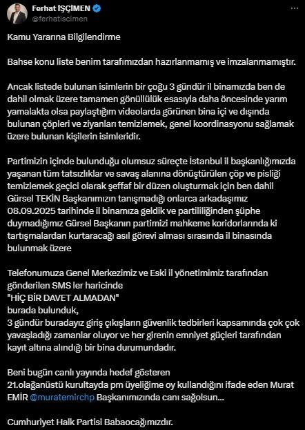 gursel tekin in hazirladigi izin listesi icin 19033960 3726 m