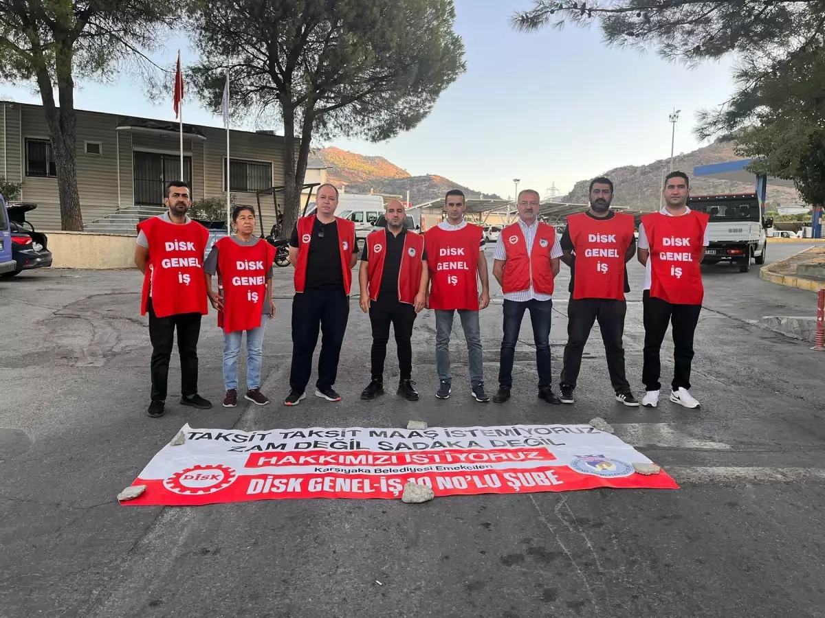 Karşıyaka Belediyesi İşçileri İş Bıraktı