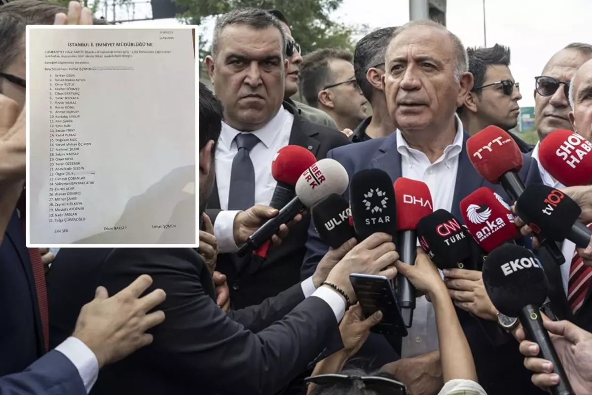 Kayyum heyetinden Gürsel Tekin'in 31 kişilik listesi için ilk açıklama