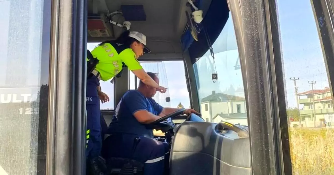Kırklareli'nde Okul Servis Araçları Denetlendi