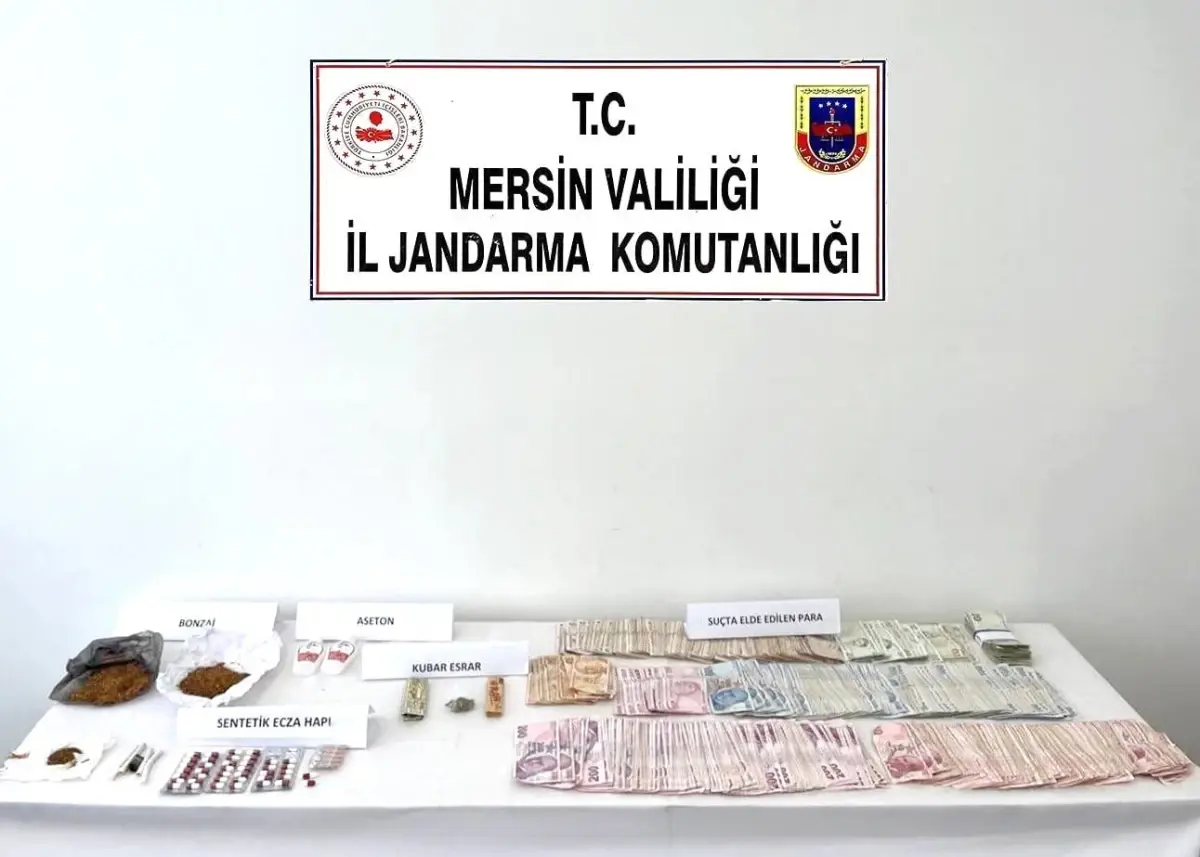 Mersin'de Uyuşturucu Operasyonu: 4 Şüpheli Yakalandı