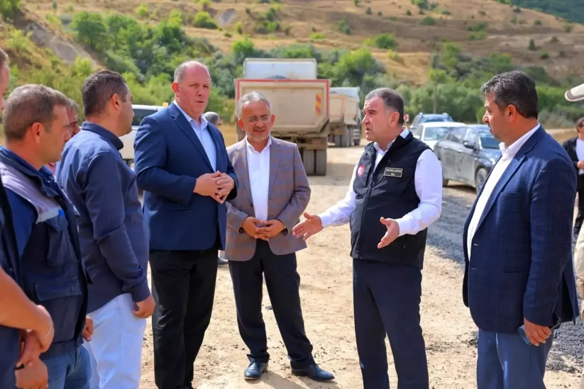 Bayburt Valisi Eldivan, Köylerde Altyapı Çalışmalarını İnceledi