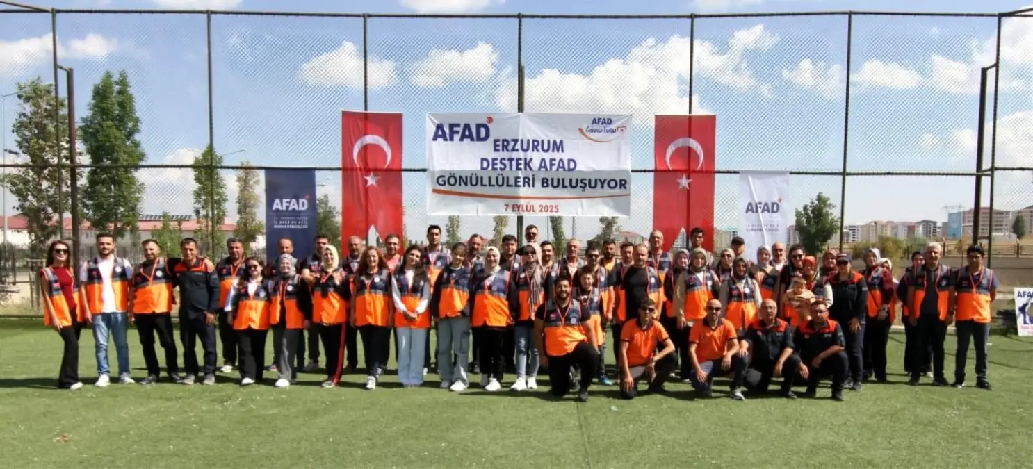 Erzurum'da Destek AFAD Gönüllü Buluşması Coşkuyla Gerçekleşti