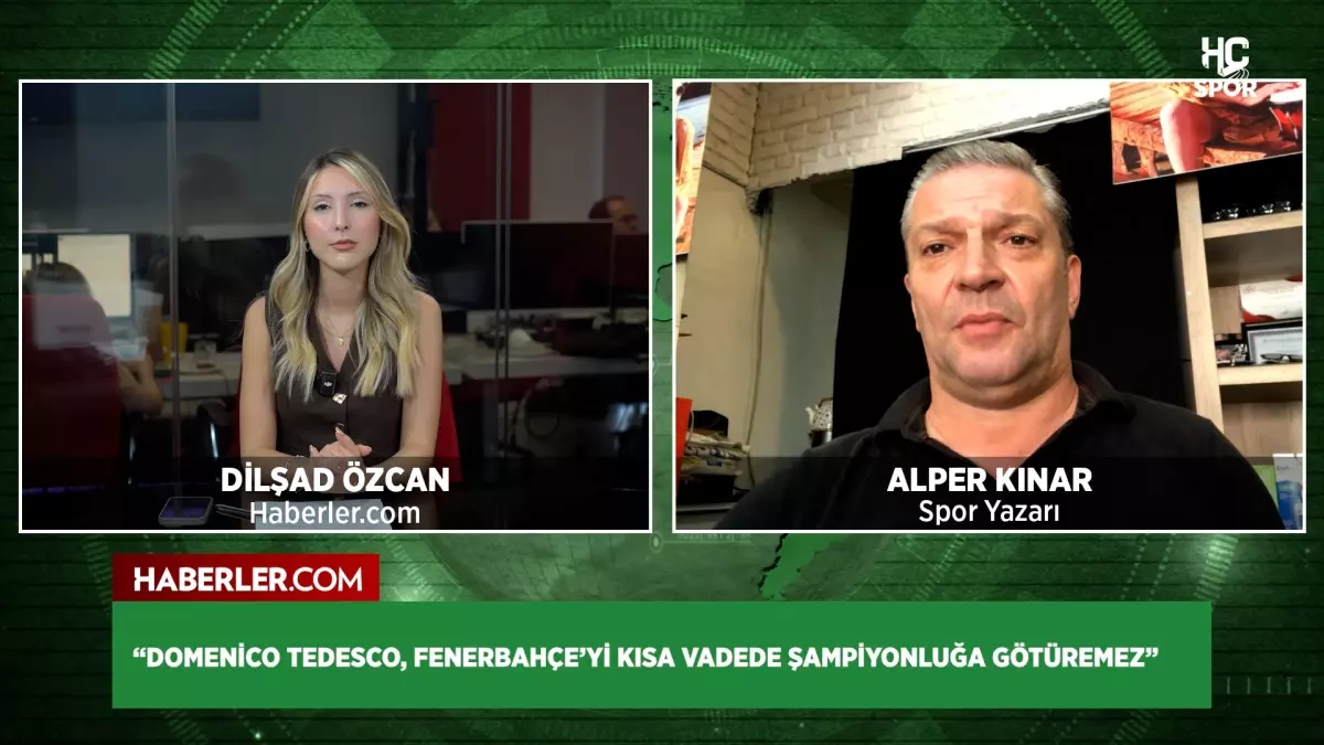 Alper Kınar: Domenico Tedesco, Fenerbahçe'nin kimyasına uygun bir teknik direktör değil