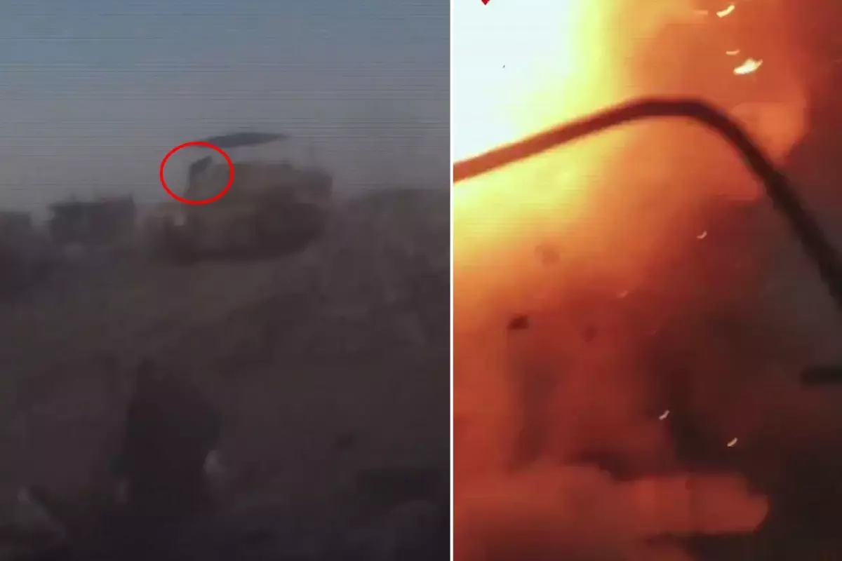 Hamas'tan İsrail ordusuna kanlı pusu! Tankı böyle imha ettiler