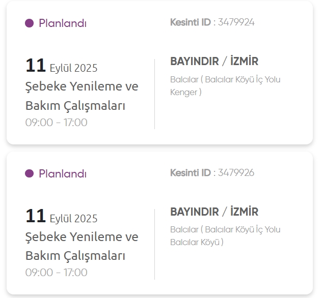 İzmir GEDİZ elektrik kesintisi! 11 Eylül İzmir'de elektrik kesintisi ne zaman bitecek, elektrikler ne zaman gelecek?