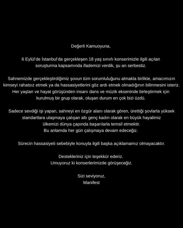 Manifest Türkiye Turnesi iptal mi oldu? Manifest konserleri iptal mi?