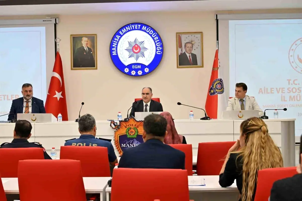 Manisa'da Kadına Yönelik Şiddetle Mücadele Toplantısı Gerçekleştirildi