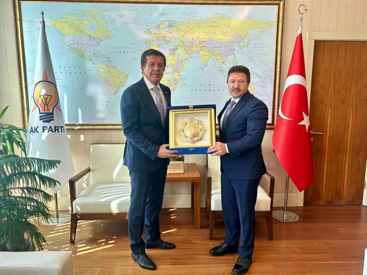 TŞOF Başkanı Yiğiner'den AK Parti Yetkililerine Ziyaret