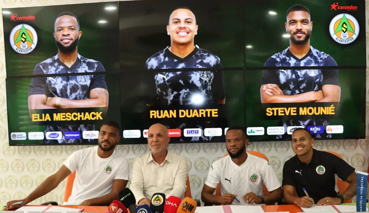 Alanyaspor, Transfer Döneminin Son Gününde Üç Yeni Oyuncu Aldı