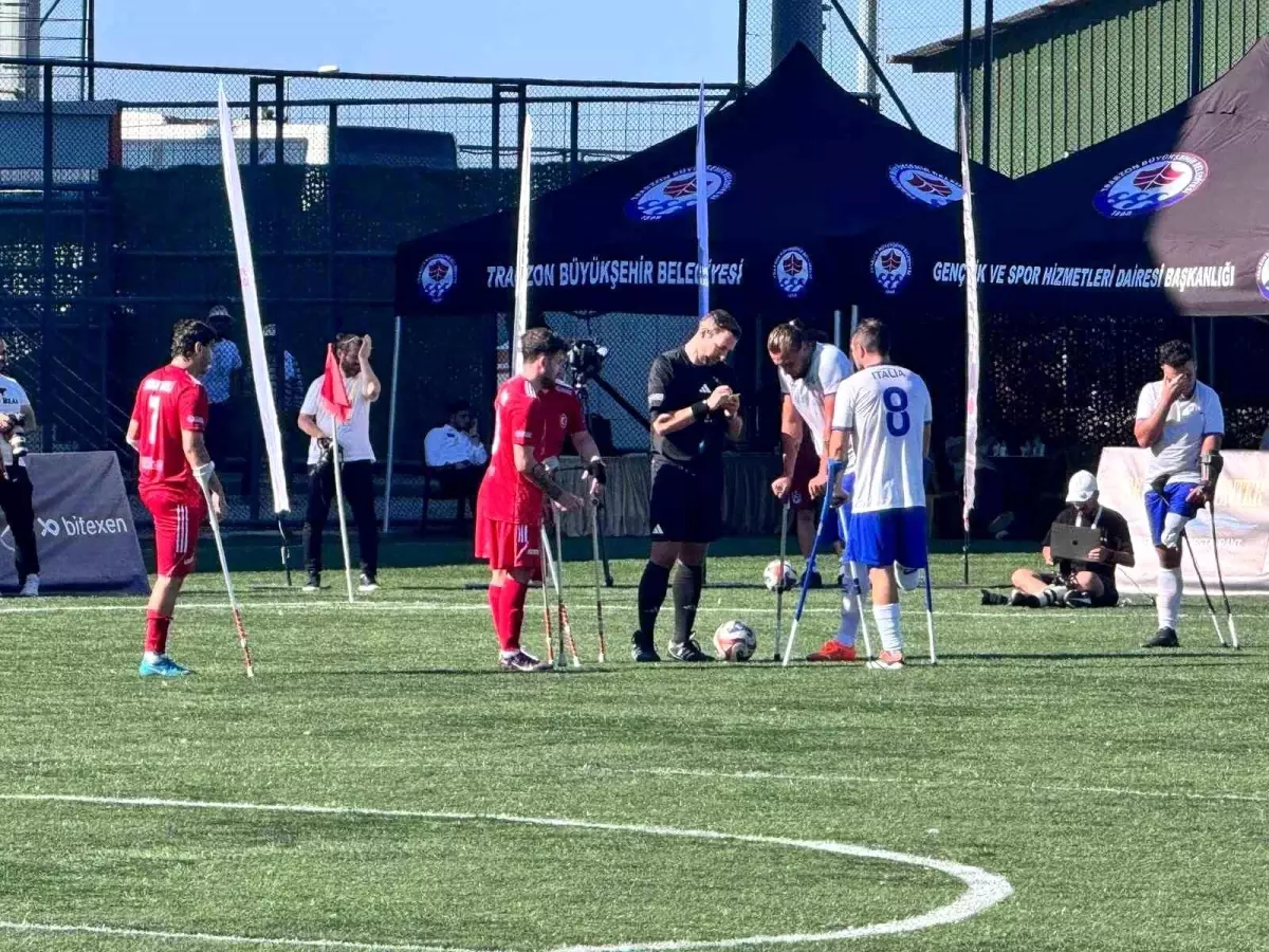 Ampute Futbol Milli Takımı, İtalya'yı 5-0 Mağlup Ederek Şampiyonaya Başladı