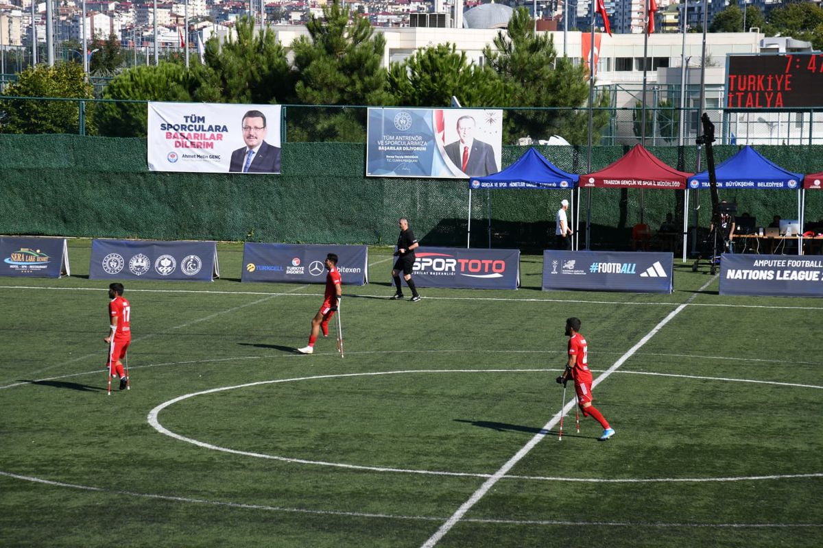 Ampute Futbol Milli Takımı, İtalya'yı 5-0 Mağlup Etti