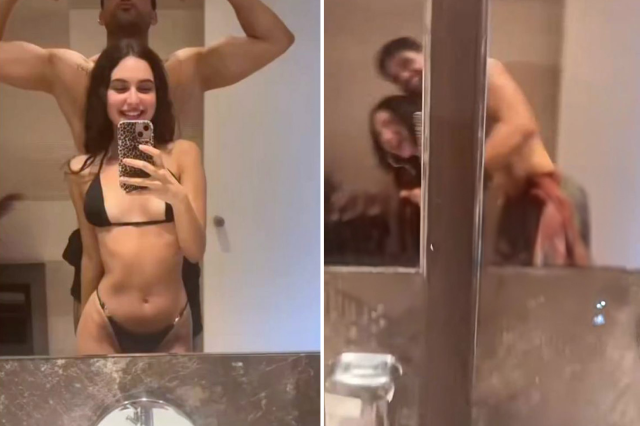 Ekin Mert Daymaz declared his love in the bath with his young girlfriend
