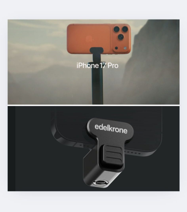 iPhone 17 Lansmanında Türk İmzası: Edelkrone PhoneCLIP Sahneye Çıktı iPhone 17 Lansmanında Türk İmzası: Edelkrone PhoneCLIP Sahneye Çıktı